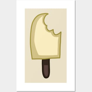 Cute Yellow Popsicle Posters and Art